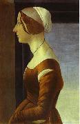 Sandro Botticelli Portrait of a Woman USA oil painting artist